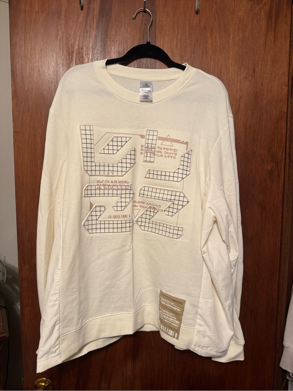 Disney Pixar Buzz Lightyear Star Command Crewneck Sweatshirt Size XL